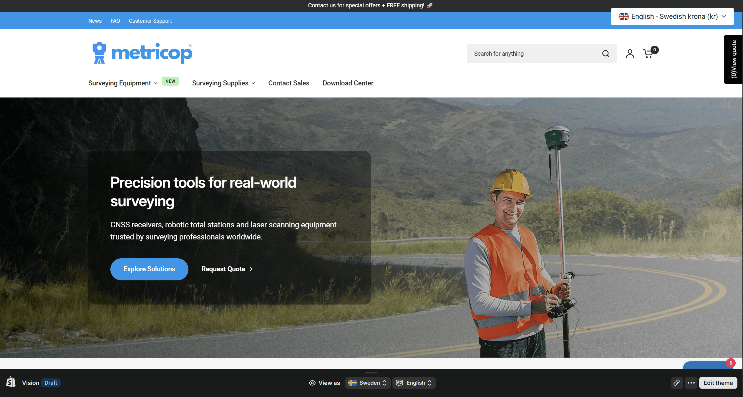 Metricop Online Stores